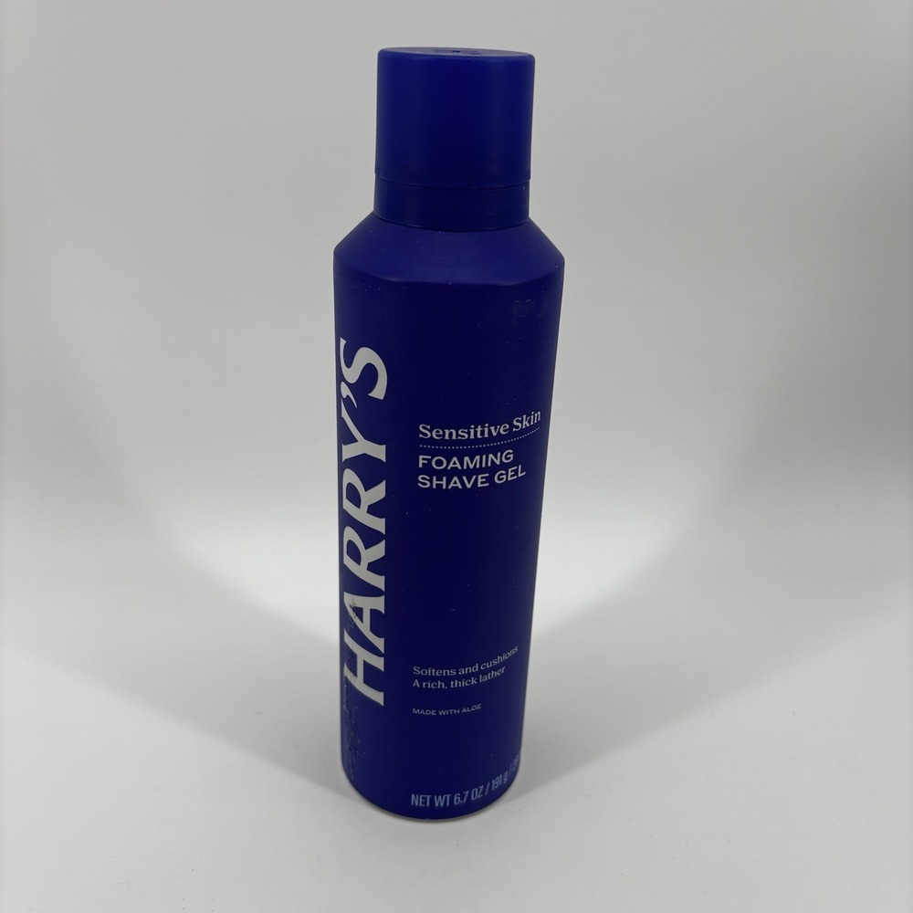 Harry's Men's Foaming Shave Gel Sensitive Skin 6.7 oz, 191 G , 200ml Lather Aloe